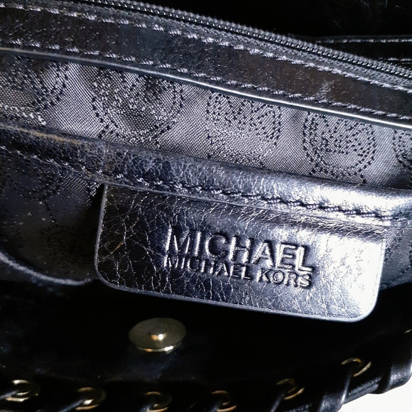 MICHAEL Kors Hamilton Black Hippie grommet bag OS black - Picture 5 of 6